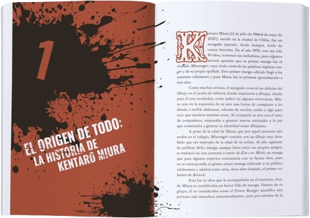 Texto de un libro abierto
